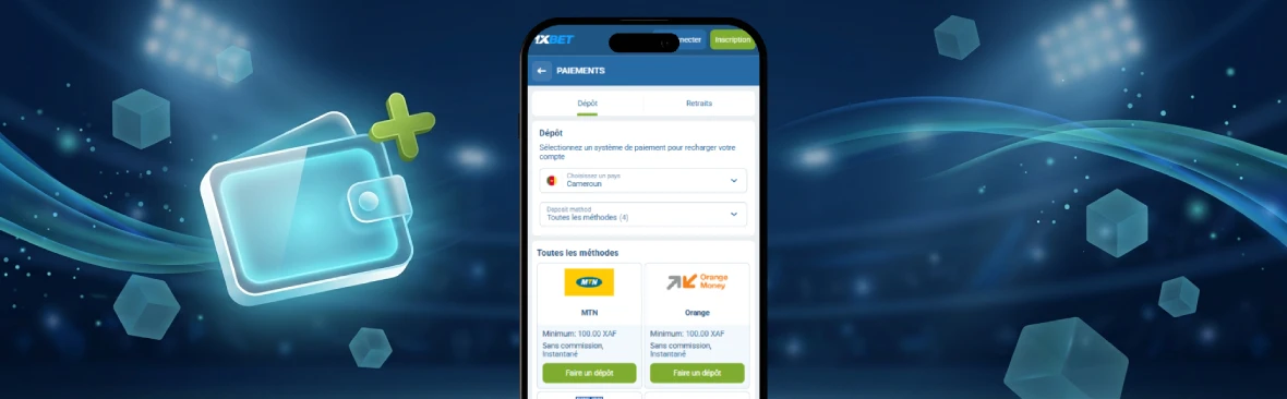 Dépôts 1xBet
